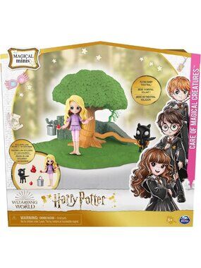 Harry Potter Magical Minis Care of Magical Creatures Luna Lovegood NIB Spin Mast